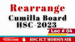 Rearrange Cumilla Board 2023 [upl. by Blossom152]