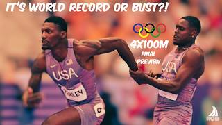 THIS has NEVER happened before in the Olympic 4x100M  An HONEST 4x100M relay final preview [upl. by Lashondra]