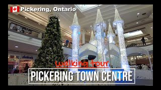 🇨🇦 Christmas in Pickering  PICKERING TOWN CENTRE  Pickering Ontario Canada 4K [upl. by Oflunra554]