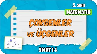 Çokgenler ve Üçgenler 📘 tonguçCUP 3Sezon  5MAT14 2024 [upl. by Biebel764]