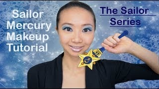 Sailor Moon Series Sailor Mercury Makeup Tutorial  AskAshley [upl. by Ruthie]