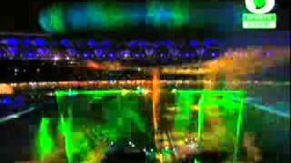 Commonwealth Games 2010 Closing Ceremony New Delhi Part4 Laser Show [upl. by Ivett302]