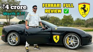 Ferrari California Full Review 💸❤️ 4 Crore Buy or Not  🔥🔥 [upl. by Richmond]