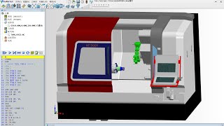 SolidCAM toolpaths  Turn amp Mill NC simulation software  HuiMaiTech Virtual CNC Training [upl. by Ihcalam]