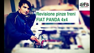 Revisione pinze freni FIAT PANDA 4x4 [upl. by Duer195]