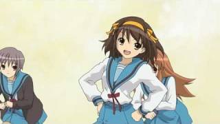 Haruhi Suzumiya HareHareYukai ハレ晴レユカイ SpecialED 完全版 720p HD fmt22 [upl. by Peedus781]