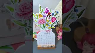 Floral desk calendar The new year is coming soon Give yourself this beautiful floral desk calen [upl. by Eveiveneg]