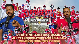 All Super Sentai Transformation and Roll Call 19752022 An Epic Blast from the Past [upl. by Bernardina897]