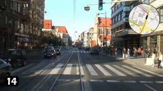 Tramwajem po Wrocławiu HD  Linia 14  cz II CM GRAB  OSOBOWICE [upl. by Otsuj]