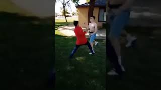 Bulldog rapper J Flockin Fresno fight [upl. by Maddalena]