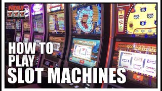 HOW TO PLAY SLOT MACHINES a tutorial for beginners [upl. by Ecinahc]