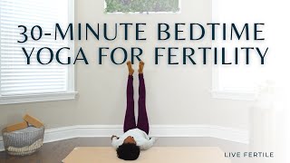 SleepSupporting Fertility Yoga [upl. by Esten]