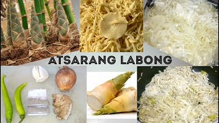 Atsarang Labong  Simpleng pagluto Ng Atcharang Labong [upl. by Retsub]