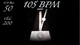 105 BPM Metronome [upl. by Bay]