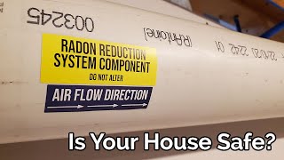 DIY Radon Mitigation System  The Results Blew Me Away [upl. by Ellene]