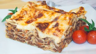 Лазанья с соусом Бешамель и Болоньезе Рецепт очень вкусной лазаньи в домашних условиях [upl. by Lally]