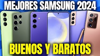 ✅ 5 MEJORES TELEFONOS SAMSUNG PARA COMPRAR EN 2024  BUENOS Y BARATOS RECOMENDADOS AL 100 [upl. by Deyes690]