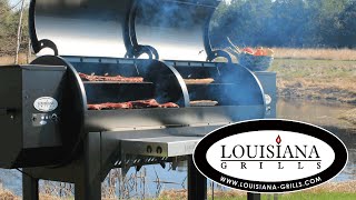 Louisiana Grills Wood Pellet Grill Feature Video [upl. by Nerraj634]