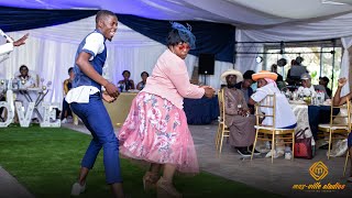 Young Man amp Elderly Lady Dance Performance  Zim Wedding Guests Are The Best [upl. by Rebor]