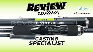 Joran Casting DAIWA REVROS EX ● Fuji Fazlite Guides Airsensor seat [upl. by Hesketh]