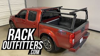 Nissan Frontier with Leitner FORGED ACS Truck Bed Rack [upl. by Rechaba]