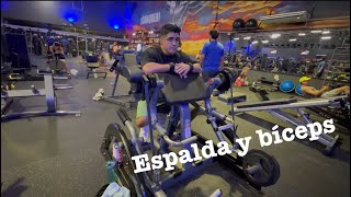 Entrenamiento de espalda y bíceps [upl. by Grossman]