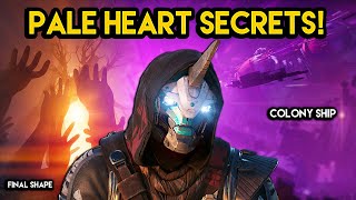 Destiny 2  NEW PALE HEART SECRETS Awoken Colony Ship Caydes Stand and MORE [upl. by Nanine]