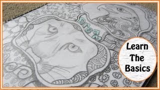 DIY Easy Zentangle Art Project  A Way To Relax [upl. by Bender]