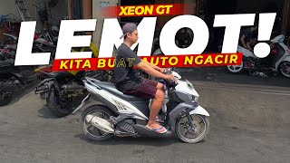 XEON MENOLAK PUNAH   JENGATIN YAMAHA XEON GT 125 [upl. by Pressey265]