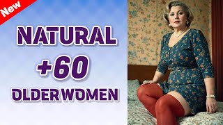 Natural Older Women Over 60  Elagant Attractively Dressed [upl. by Katleen]