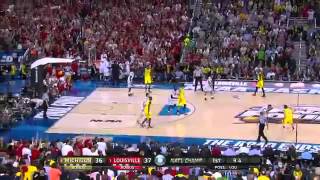 Montrezl Harrell Alley Oop Dunk vs Michigan [upl. by Beshore13]