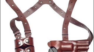 Craft Shoulder Holster for SampW Model 10 or 15 Snub Nose Revolver [upl. by Salomo]