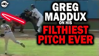 The SECRET behind Madduxs FILTHIEST Pitch EVER mlb [upl. by Bogosian]