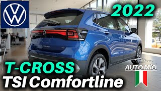 ❤️ Volkswagen TCROSS COMFORTLINE 2022 10L TSI caja TIPTRONIC 6 velocidades  TODOS los DETALLES 😉 [upl. by Annaitat526]