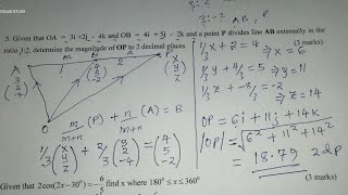 PROPORTIONAL DIVISION OF A LINE RATIO THEOREM KCSE MATHS PAPER 2 PREDICTIONS [upl. by Dorahs]