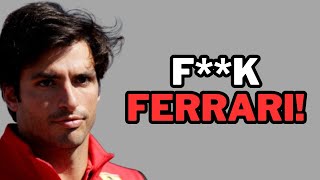 Is Carlos Sainzs SHOCKING Ferrari Exit the BIGGEST F1 Upset Ever [upl. by Kendy601]