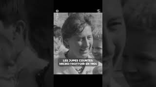 jupe courte la nouvelle tendance en 1965 microtrottoir rtbf archives shorts memories [upl. by Ahsial]