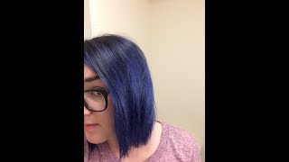 Schwarzkopf Live Blue Mercury Before and After Review [upl. by Sarkaria]