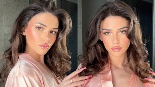 how to do your makeup amp hair like a SUPERMODEL [upl. by Ellesij]