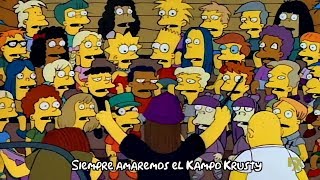 Los Simpson  Canción del Kampo Krusty Subtitulada [upl. by Conall]