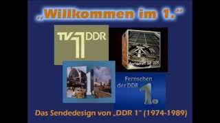 60 Jahre TV aus Adlershof Sendedesign des 1 Programms 19741989 [upl. by Bandeen621]