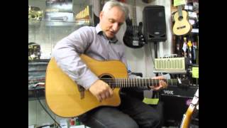 Guitar Review  Lag Tramontane T100DCE [upl. by Ayekam624]