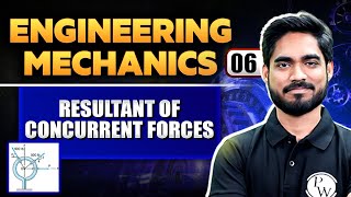 Engineering Mechanics 06  Resultant of Concurrent Forces Engineering Mechanics  Semester Exam [upl. by Federica]