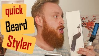 Der Quick Beard Straightener hot oder Schrott Test [upl. by Reece]