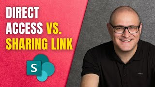 Direct Access vs Sharing Link in SharePoint Online [upl. by Klump]