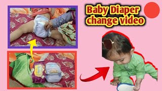 How to Change Diaper  Diaper Change Video Diaper boy  kalbvlogs [upl. by Janeczka662]