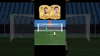 MESSI 🆚 COURTOIS 🔥 messi courtois challenge [upl. by Ytsirk]