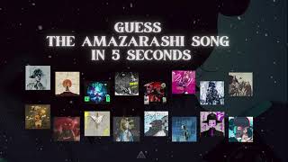 Game  Guess the amazarashi Song In 5 Seconds [upl. by Ynagoham]