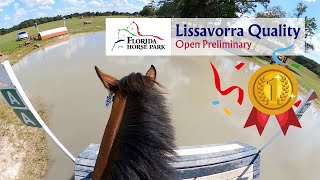 WINNER Lissavorra Quality in Open Preliminary at 2023 Ocala Intl Festival of Eventing GoPro [upl. by Arutnev]