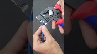 🔥SelfAdjusting Crimping Pliers for wire ferrules 97 53 09 [upl. by Siravrat]